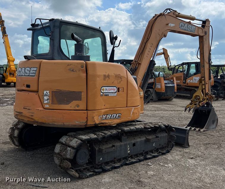 image for item LU9932 2014 Case CX80C mini excavator