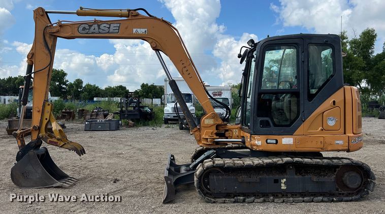 image for item LU9932 2014 Case CX80C mini excavator