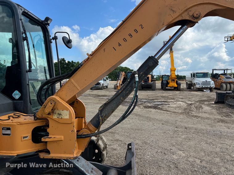 image for item LU9932 2014 Case CX80C mini excavator