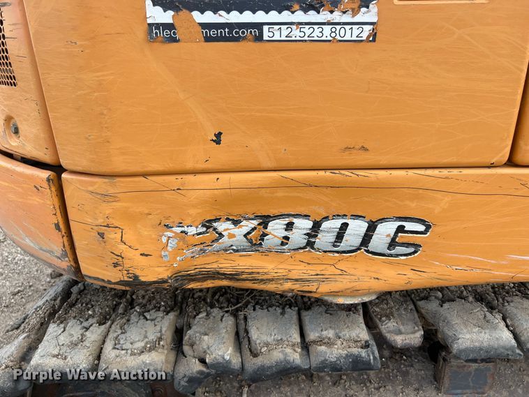 image for item LU9932 2014 Case CX80C mini excavator