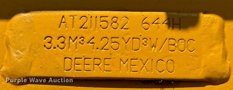 image for item NL9862 1998 John Deere 644H wheel loader