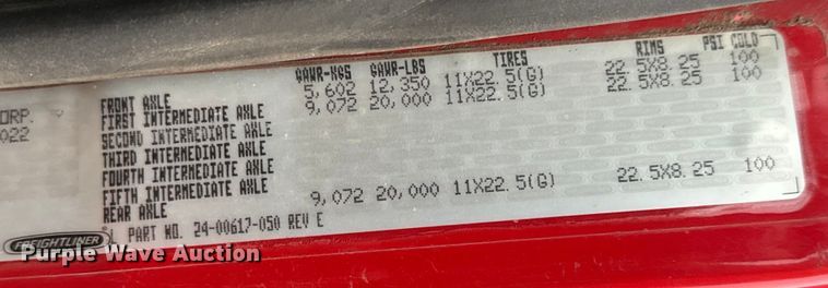 image for item NL9867 1997 Freightliner  FL80 flatbed truck