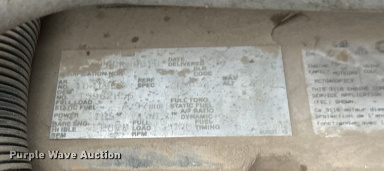 image for item NL9868 1993 Chevrolet  Kodiak C6500 utility / service truck with reel carrier