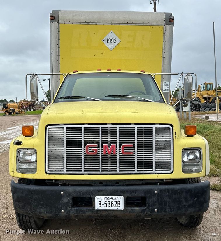 image for item NL9874 1992 GMC TopKick C5500 box truck