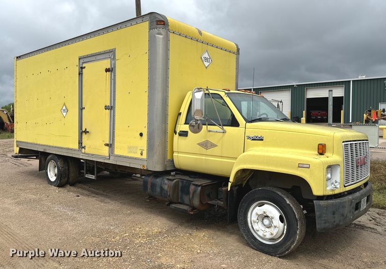 image for item NL9875 1992 GMC TopKick C5500 box truck