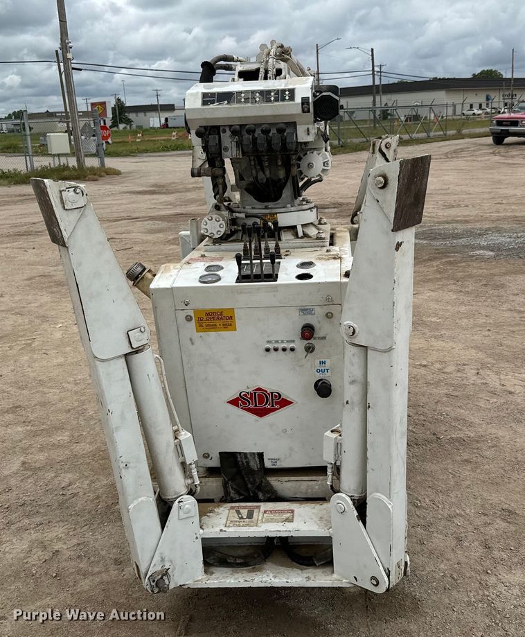 image for item NL9889 2003 SDP  EZ Hauler Series 2 mini digger derrick with trailer