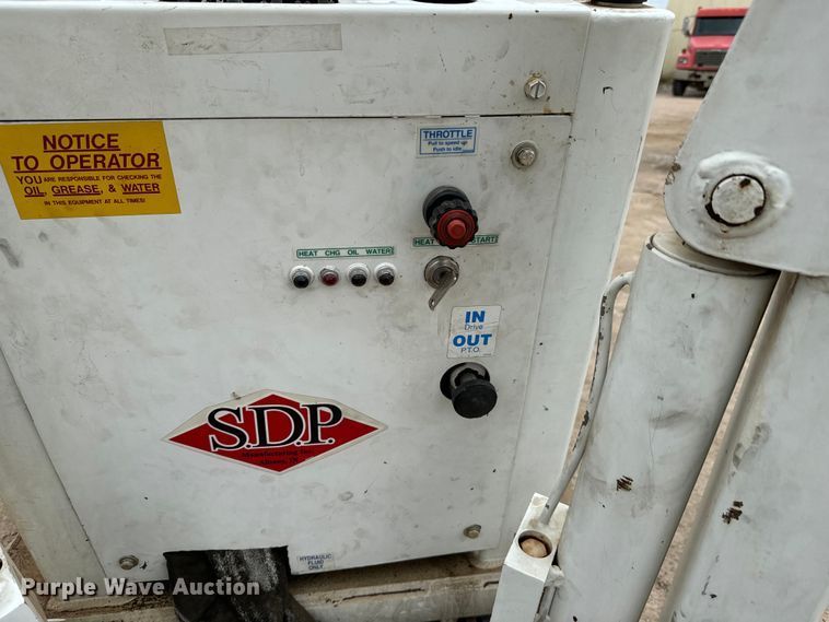 image for item NL9889 2003 SDP  EZ Hauler Series 2 mini digger derrick with trailer