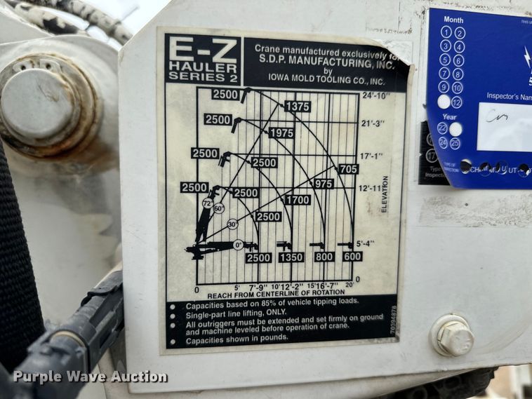 image for item NL9889 2003 SDP  EZ Hauler Series 2 mini digger derrick with trailer