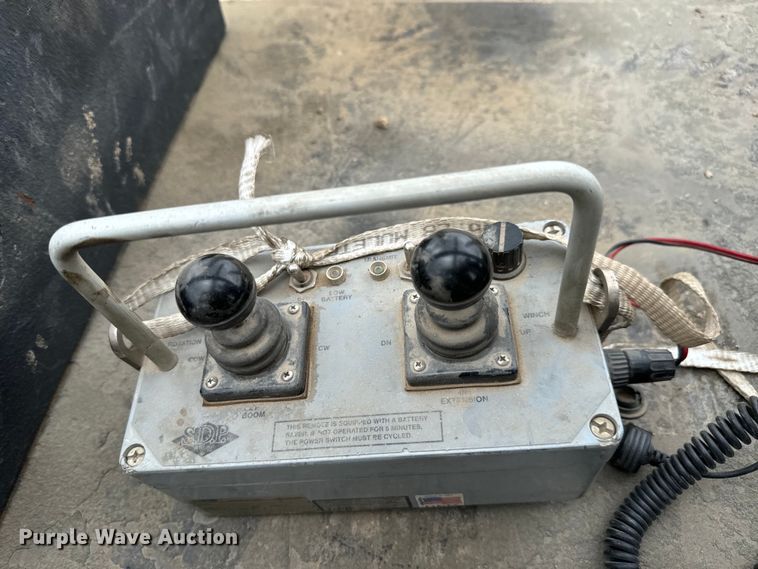 image for item NL9889 2003 SDP  EZ Hauler Series 2 mini digger derrick with trailer