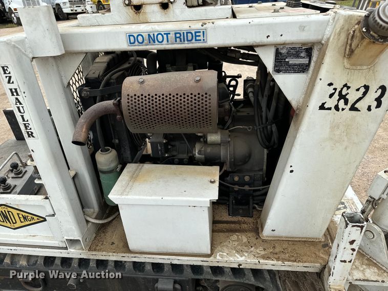 image for item NL9889 2003 SDP  EZ Hauler Series 2 mini digger derrick with trailer