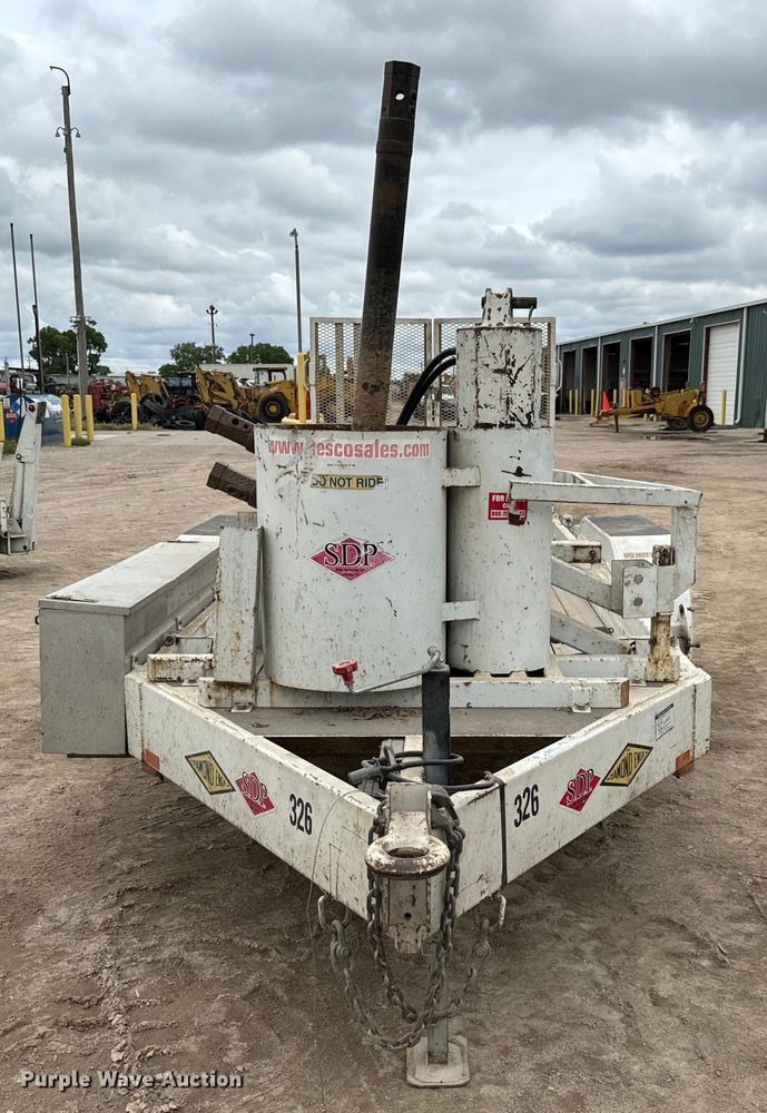 image for item NL9889 2003 SDP  EZ Hauler Series 2 mini digger derrick with trailer