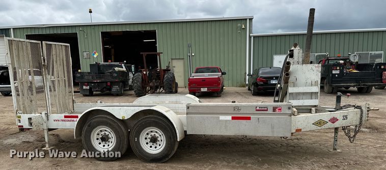 image for item NL9889 2003 SDP  EZ Hauler Series 2 mini digger derrick with trailer