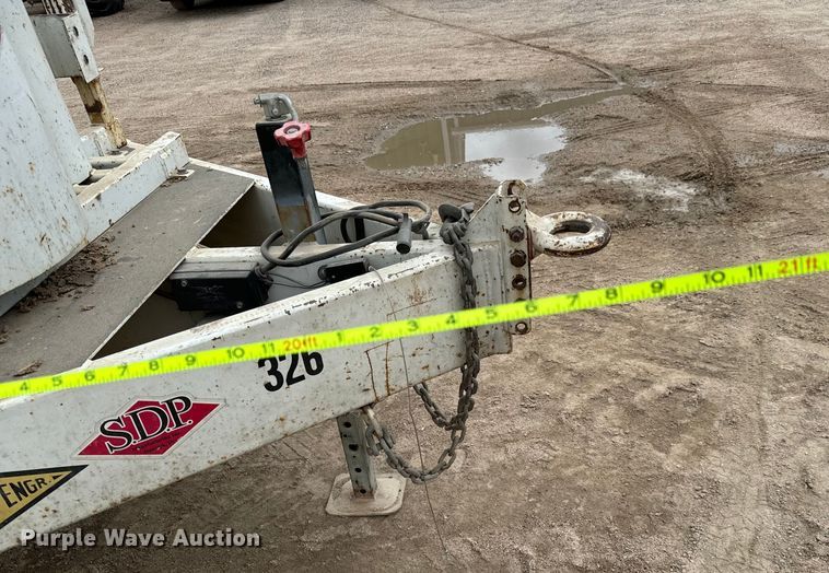 image for item NL9889 2003 SDP  EZ Hauler Series 2 mini digger derrick with trailer