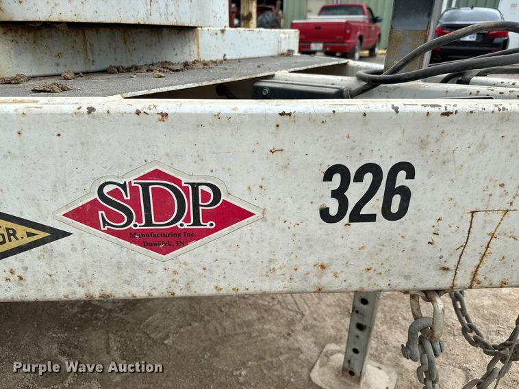 image for item NL9889 2003 SDP  EZ Hauler Series 2 mini digger derrick with trailer