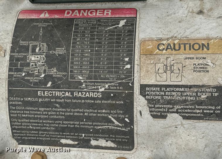 image for item NL9893 2009 Ford F550 Super Duty XL bucket truck