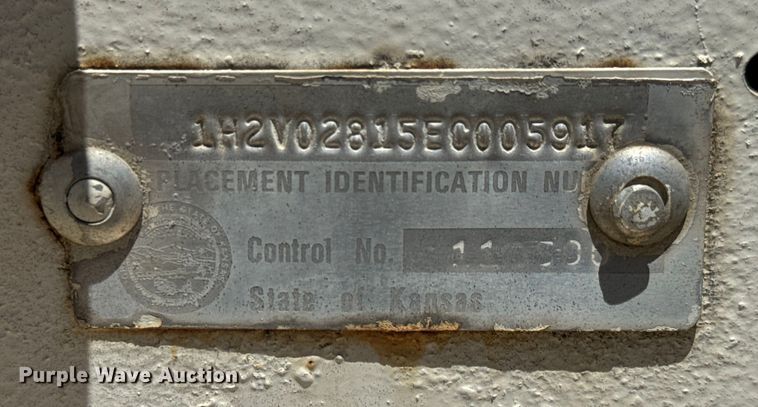 image for item NL9923 1984 Fruehauf dry van trailer