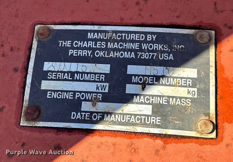 image for item NL9927 1996 Ditch Witch 5110 trencher