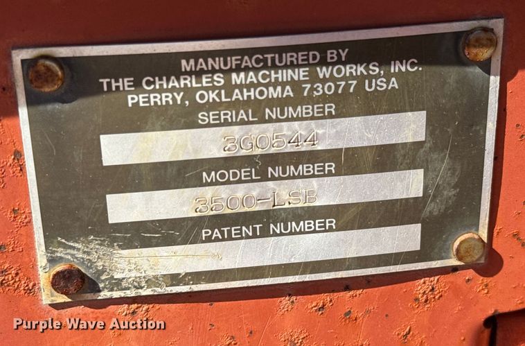 image for item NL9928 1990 Ditch Witch  3500 LSB trencher