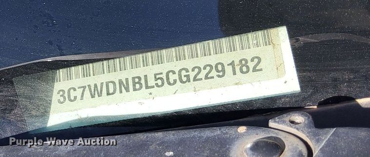 image for item NL9929 2012 Dodge Ram 5500HD bucket truck