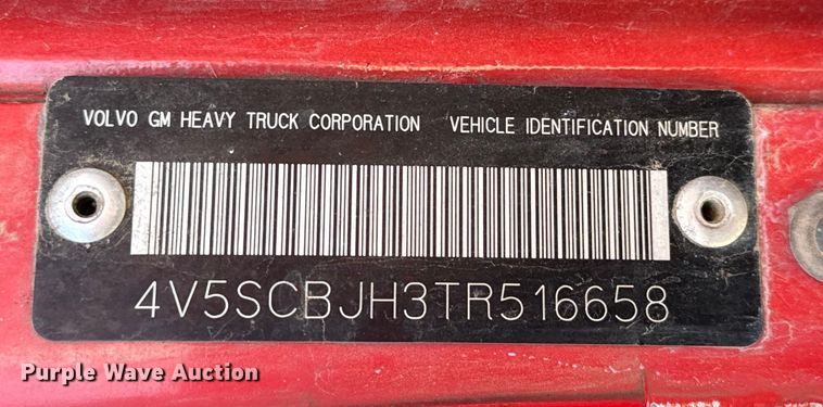 image for item NL9937 1996 Volvo  tank truck