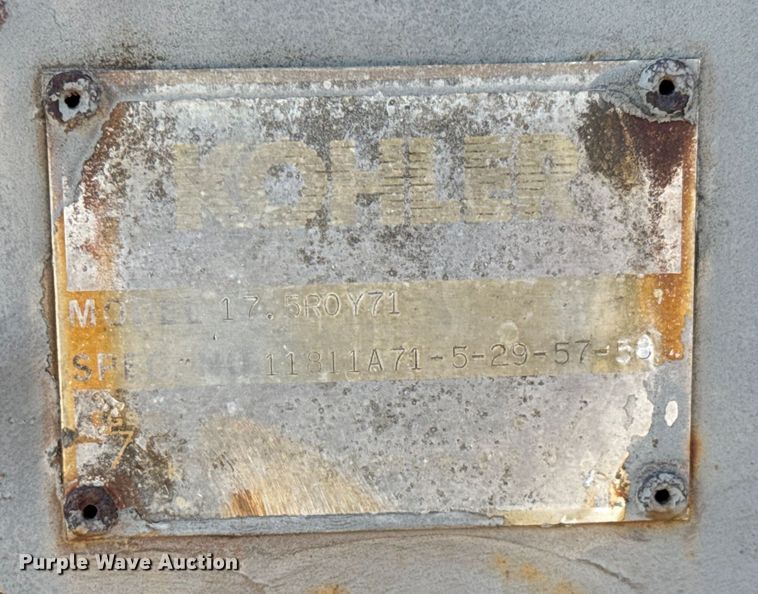 image for item NL9983 Kohler 17.5R0Y71 generator