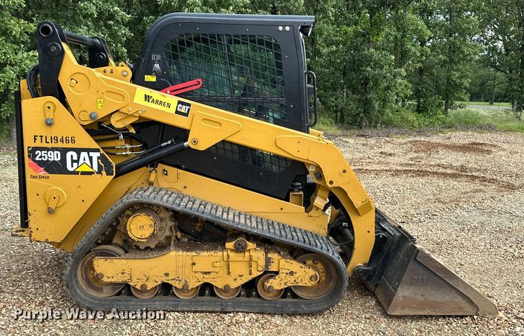 image for item NR9977 2018 Caterpillar  259D tracked skid steer loader