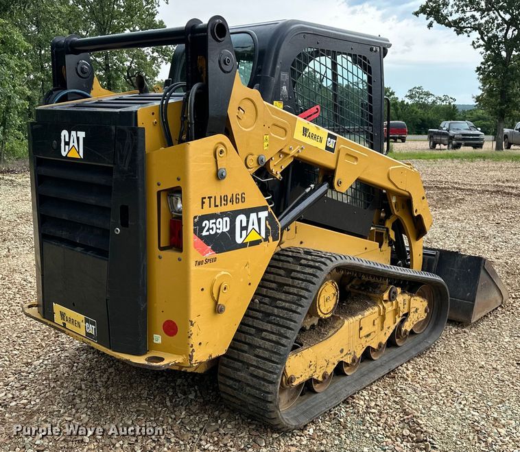 image for item NR9977 2018 Caterpillar  259D tracked skid steer loader