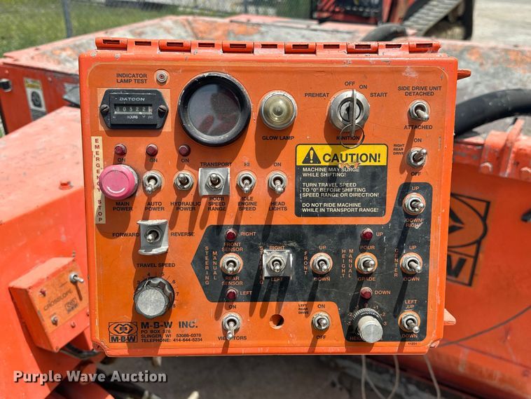 image for item NR9988 MBW CG200 curb machine