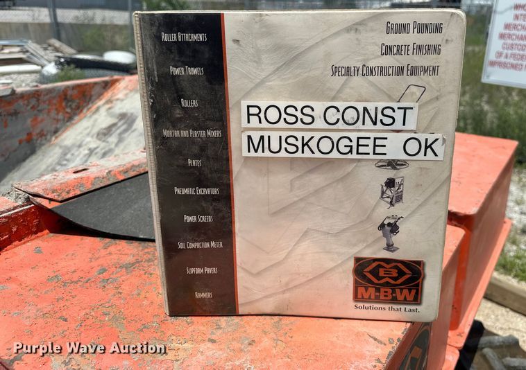 image for item NR9988 MBW CG200 curb machine