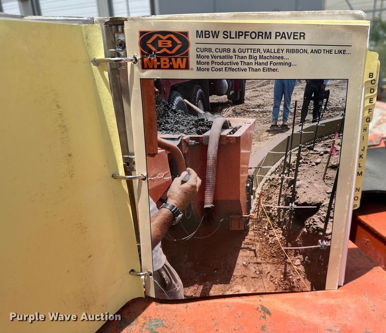 image for item NR9988 MBW CG200 curb machine