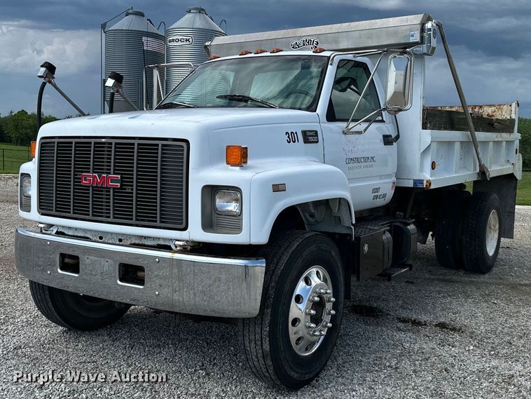 image for item NT9282 1997 GMC  C7500 dump truck