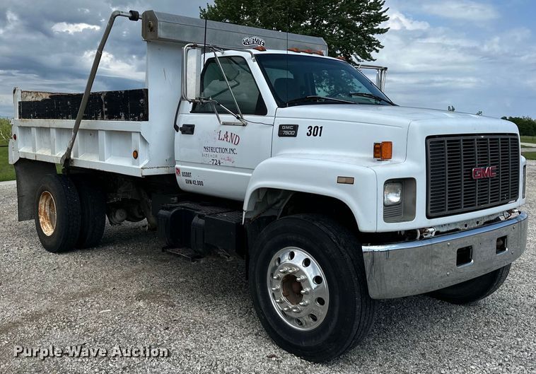 image for item NT9282 1997 GMC  C7500 dump truck