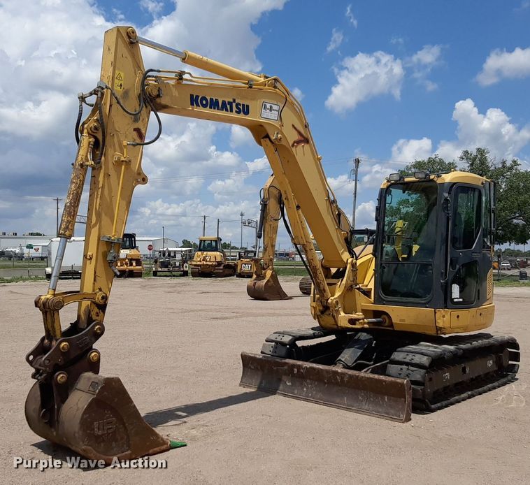image for item NU9828 2012 Komatsu PC88MR-8 HD mini excavator