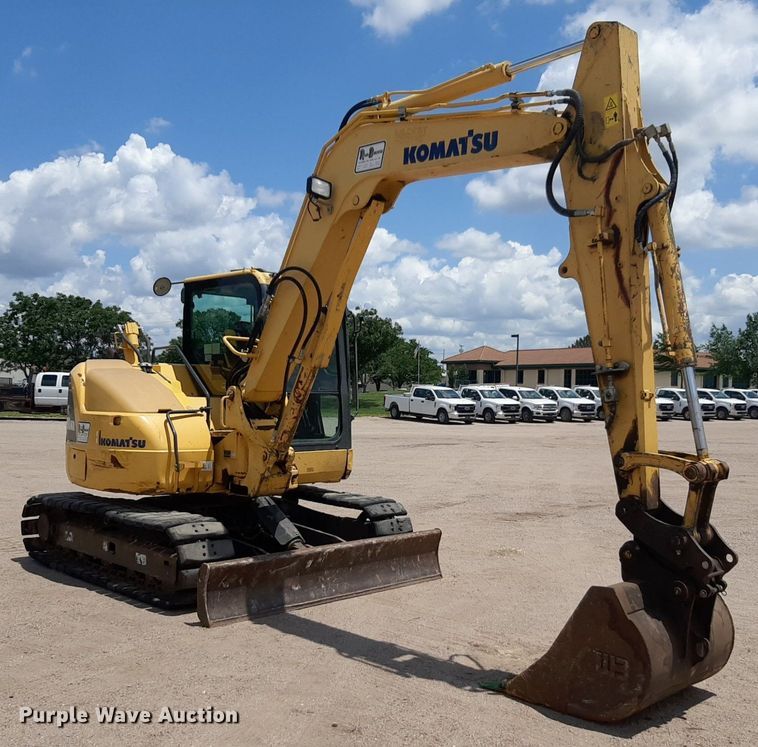 image for item NU9828 2012 Komatsu PC88MR-8 HD mini excavator