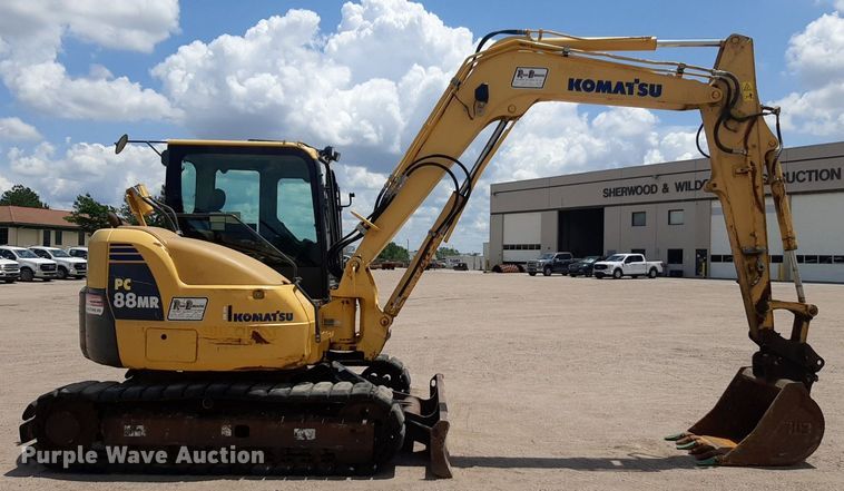 image for item NU9828 2012 Komatsu PC88MR-8 HD mini excavator