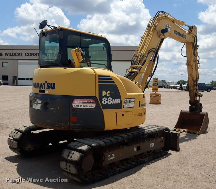 image for item NU9828 2012 Komatsu PC88MR-8 HD mini excavator