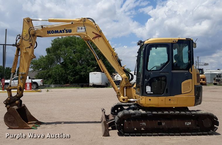 image for item NU9828 2012 Komatsu PC88MR-8 HD mini excavator