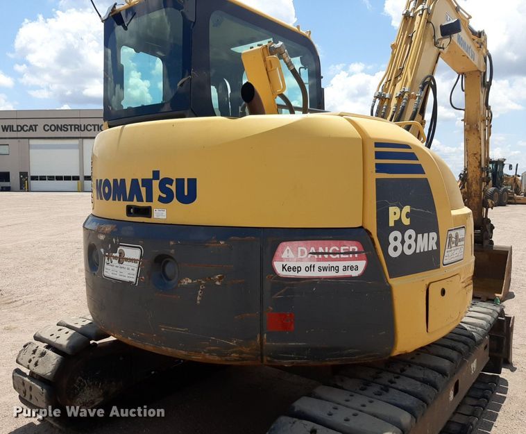 image for item NU9828 2012 Komatsu PC88MR-8 HD mini excavator