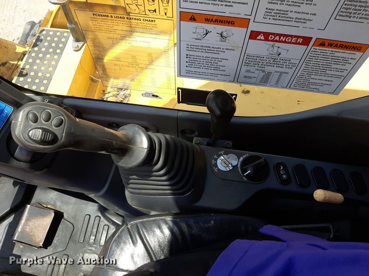 image for item NU9828 2012 Komatsu PC88MR-8 HD mini excavator