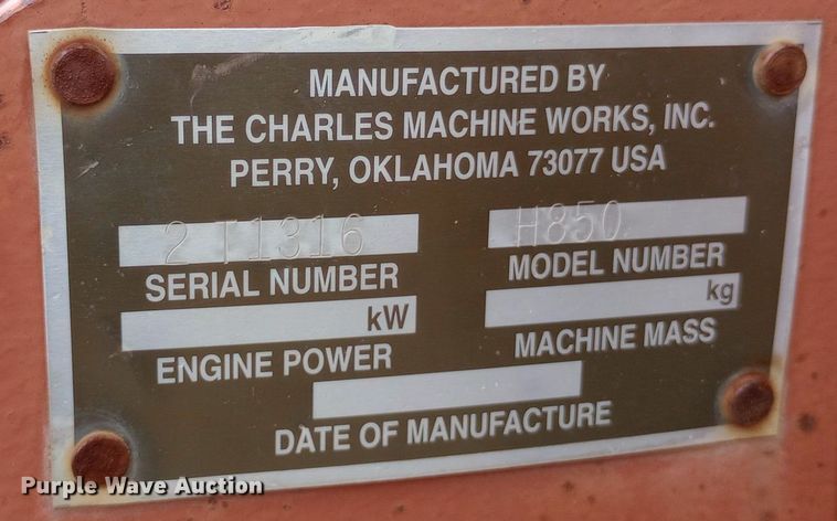 image for item NU9836 2000 Ditch Witch  8020 Turbo trencher