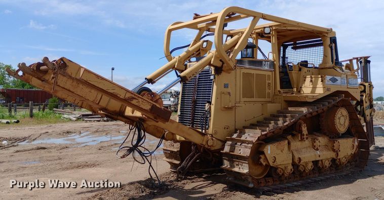 image for item NU9841 1999 Caterpillar D8R cable plow