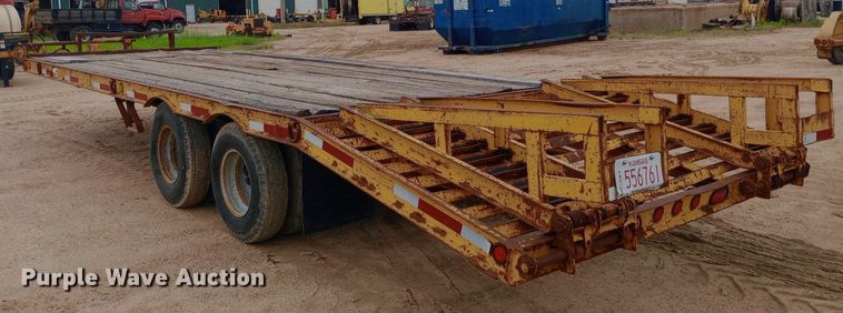image for item NU9847 1992 CZ Engineering  equipment trailer