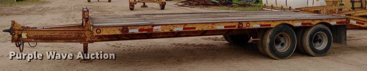 image for item NU9847 1992 CZ Engineering  equipment trailer