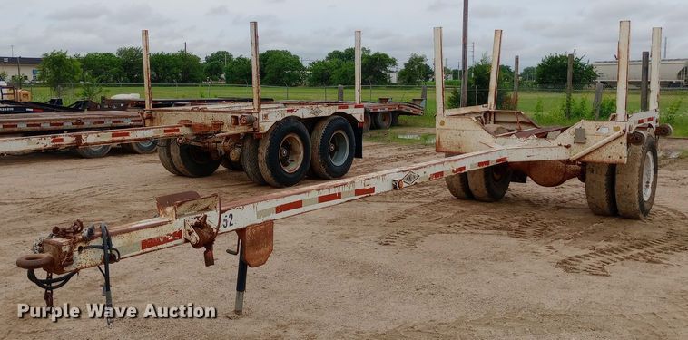 image for item NU9856 1939 Shop built pole trailer