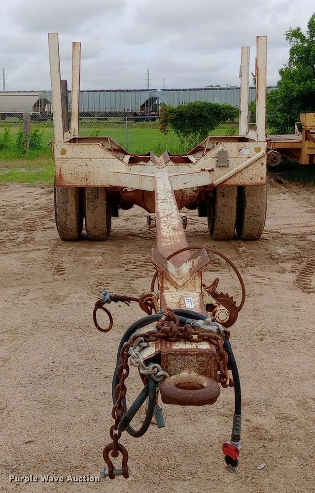 image for item NU9856 1939 Shop built pole trailer