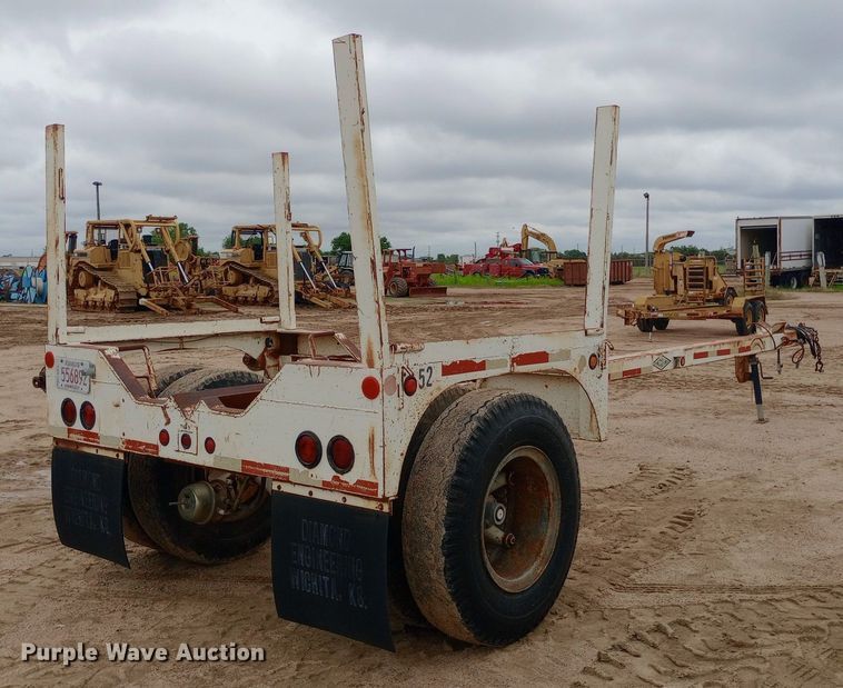 image for item NU9856 1939 Shop built pole trailer