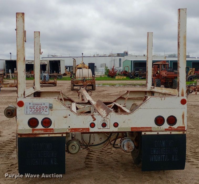 image for item NU9856 1939 Shop built pole trailer