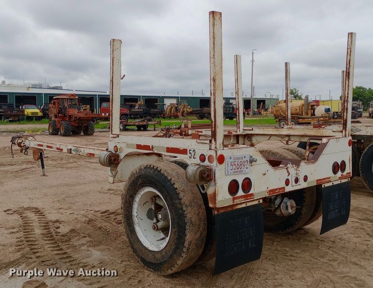 image for item NU9856 1939 Shop built pole trailer