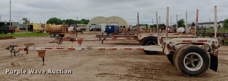 image for item NU9856 1939 Shop built pole trailer