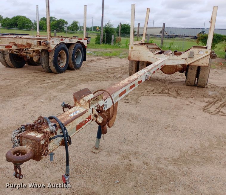 image for item NU9856 1939 Shop built pole trailer